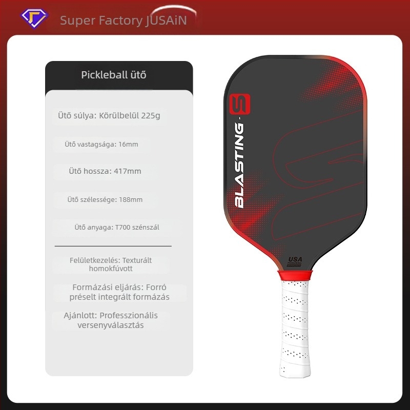 Fejlesztett Gen4 belső magos pickleball ütő