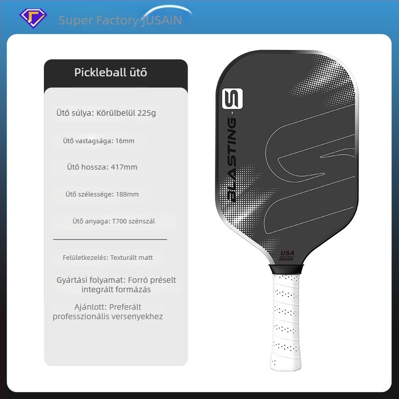 Fejlesztett Gen4 belső magos pickleball ütő