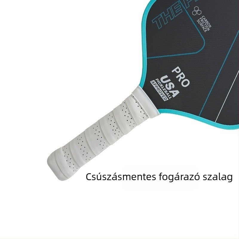 T700 szénszálas pickleball ütő, 16 mm vastagságú polimer méhsejt mag, tömeg 225 g ±10 g
