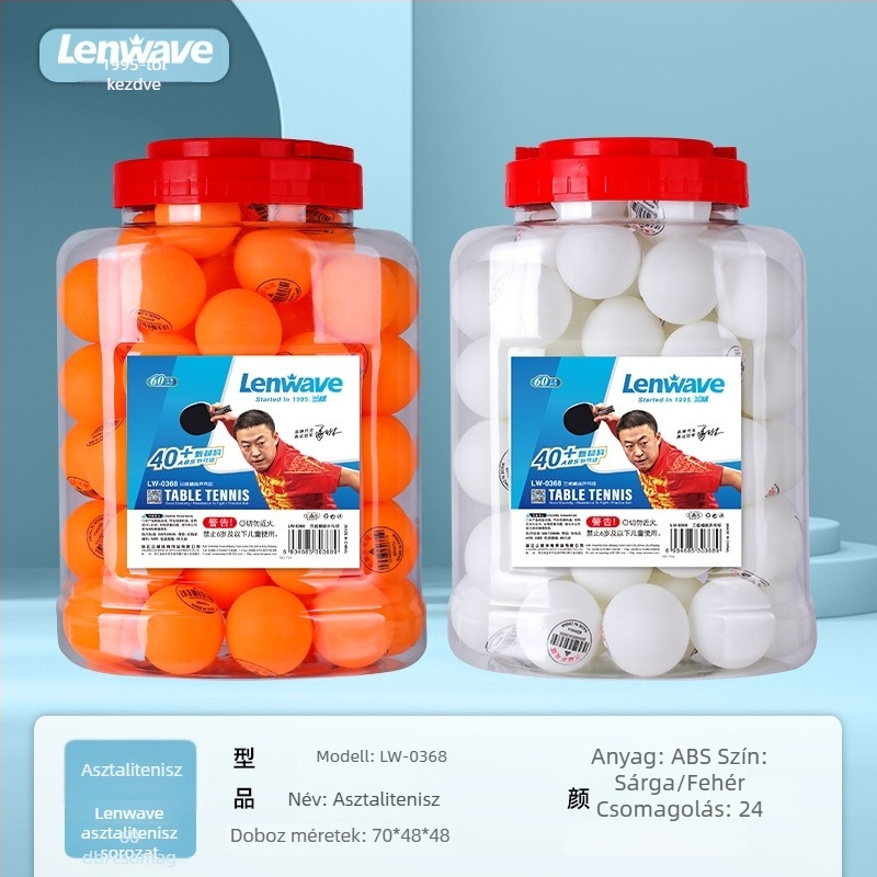 Langwei PVC asztalitenisz-labdák - három változat, logó nélkül