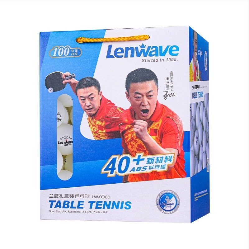 Langwei PVC asztalitenisz-labdák - három változat, logó nélkül