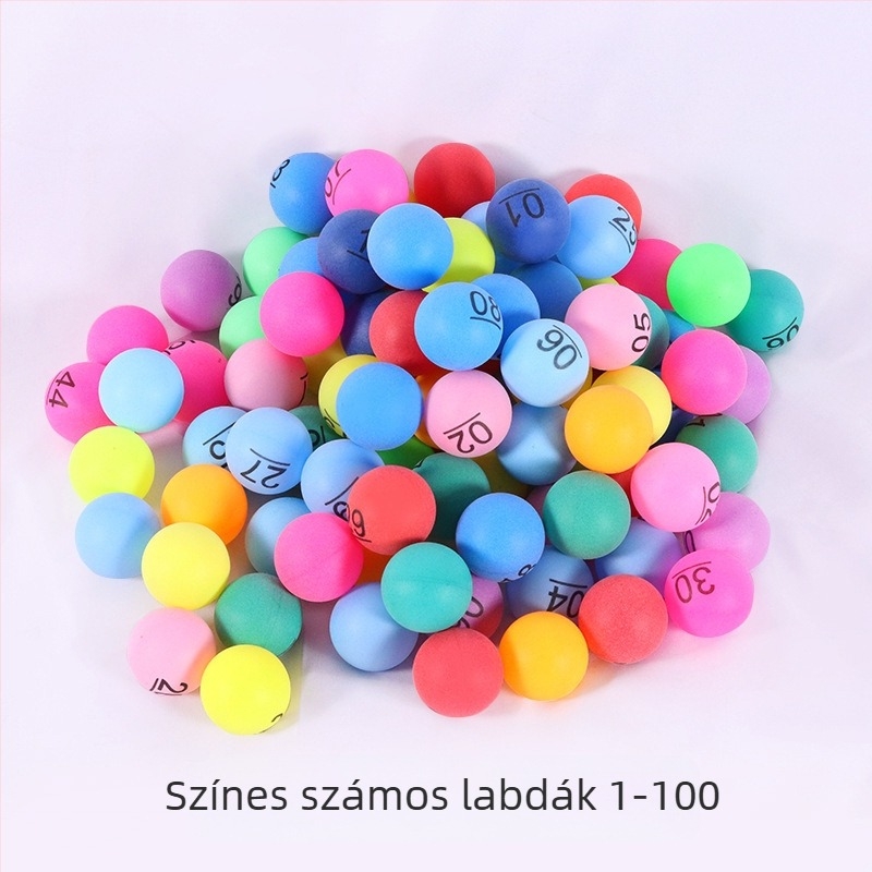 Asztalitenisz-edzőlabda — PP anyag, nyomtatott logó, testreszabás elérhető
