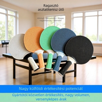 LONGLOVE asztalitenisz ütő, PE aljzat, pozitív ragasztóval ellátott gumi, Shoot Straight típusú ütő, modell AL1005906034