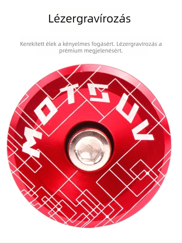 Kormánycsúcs végzáró alumíniumötvözetből – MTB és országúti kerékpárokhoz