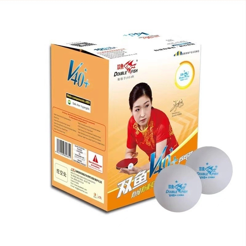 Pisces ABS asztalitenisz labdák, 100 darab, V40+, edzéshez dobozos készlet