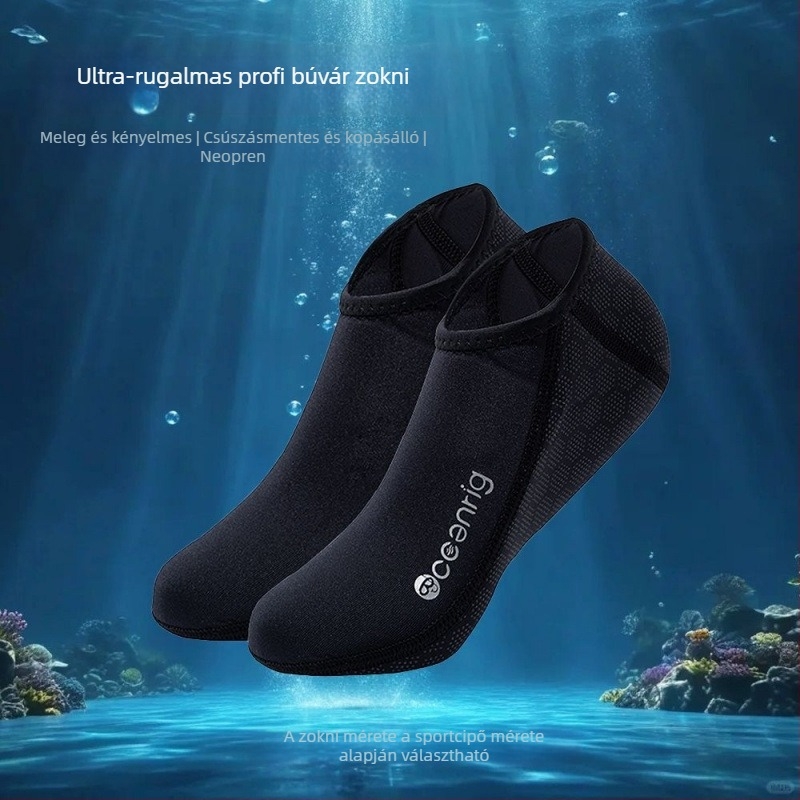 Búvár zoknik férfiaknak és nőknek, melegek, csúszásmentesek, snorkelinghez és úszáshoz