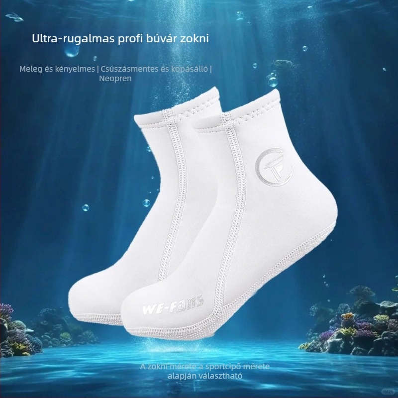 Búvár zoknik férfiaknak és nőknek, melegek, csúszásmentesek, snorkelinghez és úszáshoz