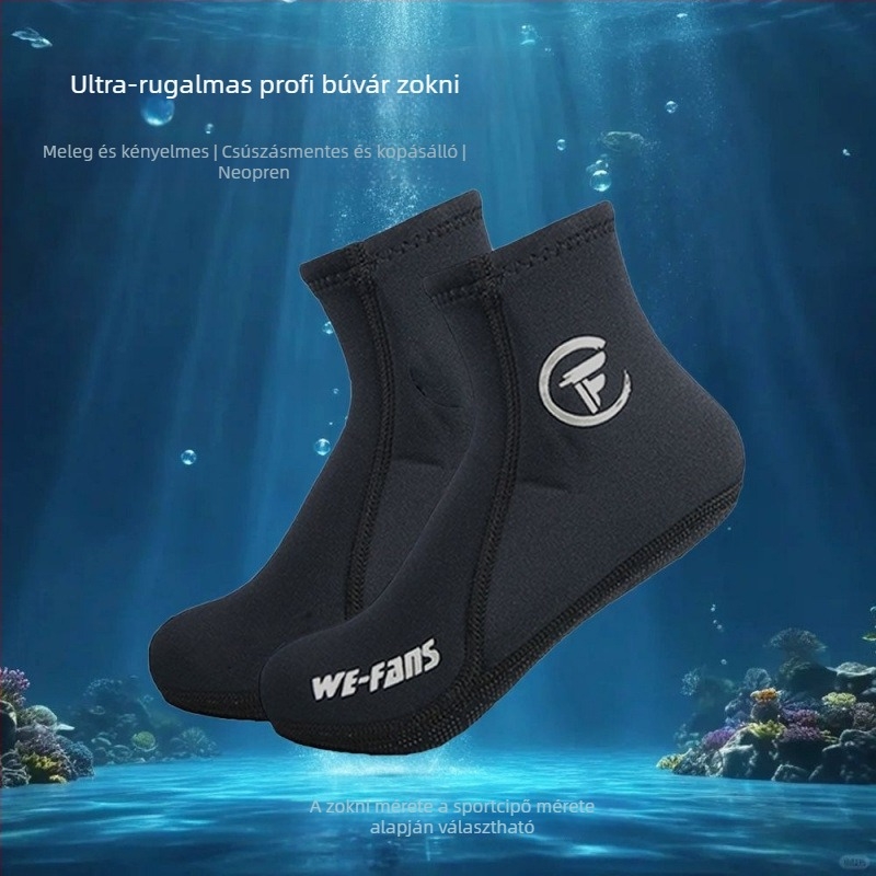 Búvár zoknik férfiaknak és nőknek, melegek, csúszásmentesek, snorkelinghez és úszáshoz