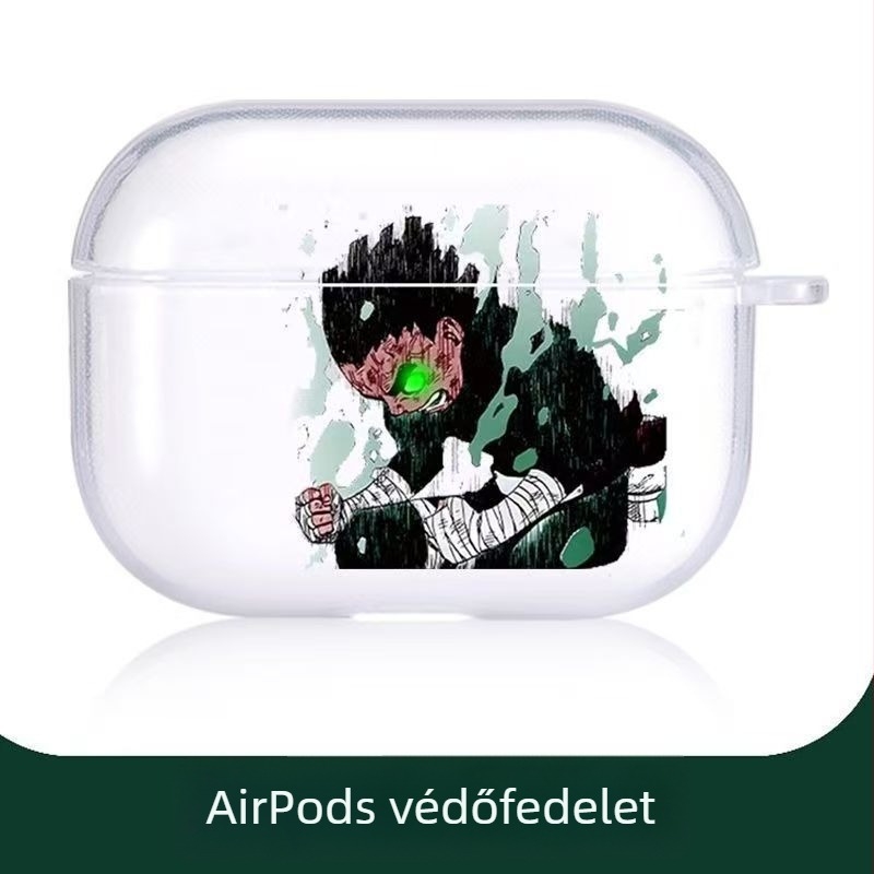AirPods Pro 2 és AirPods 4 védőtok, TPU anyag, injekciós öntés, All Inclusive stílus, Apple-kompatibilis