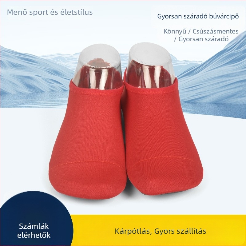 Búvár zokni, csúszásmentes, gyorsan száradó, vízi sportokra, tapadó talp