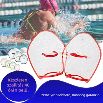 Úszó edzőkészlet: uszonyok és úszólapátok mellúszás edzéshez – PC + szilikagél, testreszabható, BHS kijelölt magánmárka