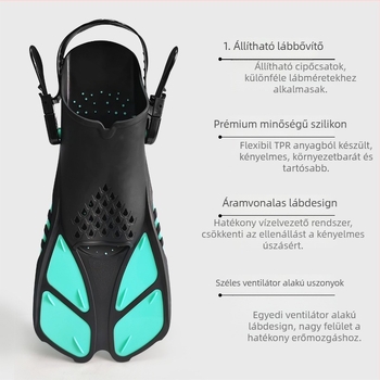 Felnőtt uniszex rövid úszóúszók, állítható, szilikonból készült, tartós, nagy rugalmasságú. Márka: Ride Ship