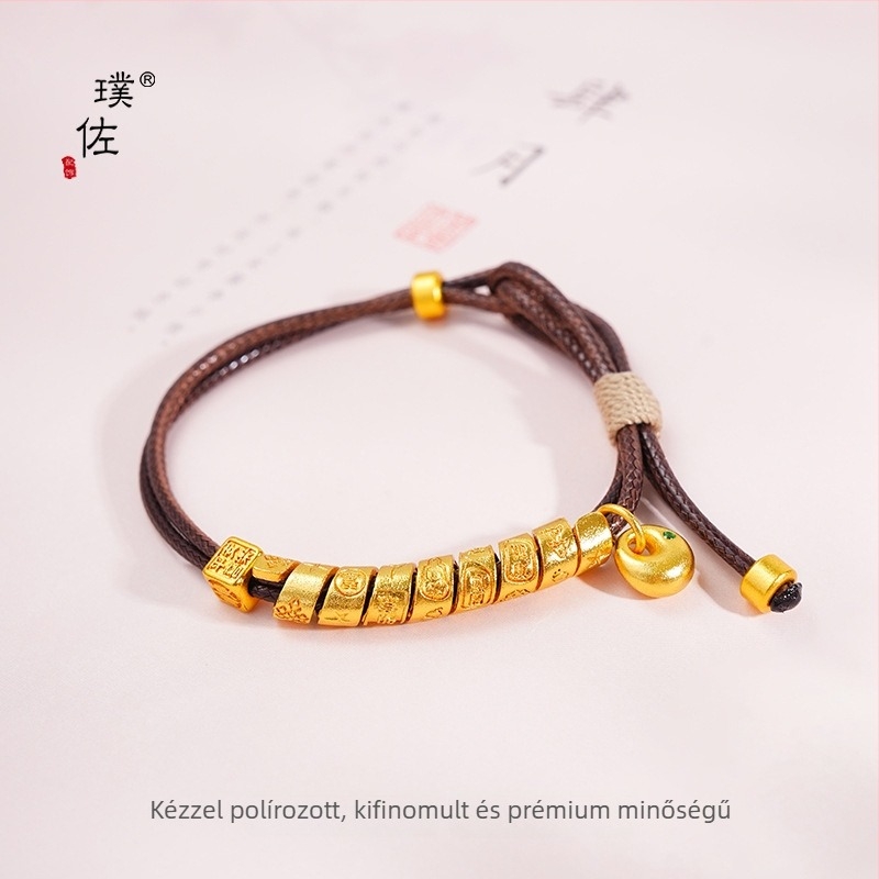 DIY réz csavaros karkötő – kézzel szőtt, elektroplattált, uniszex, őszi 2024