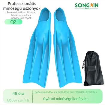 Songxin szilikon hosszú úszófines snorkelzéshez