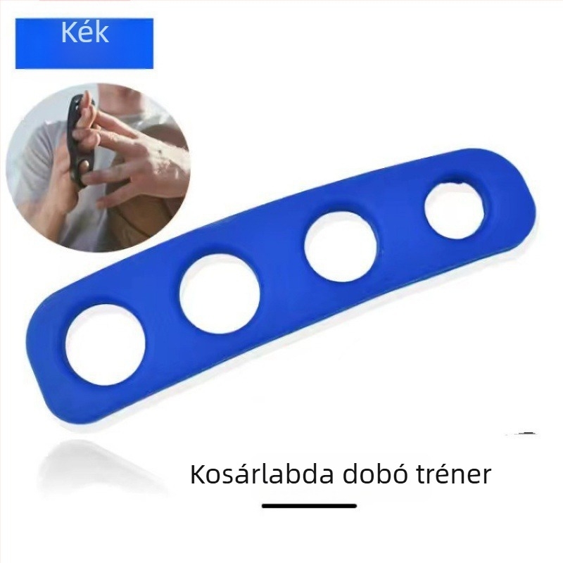 Szilikon kosárlabda dobóedző – korektor pozíciója a hárompontos dobásokhoz, rögzítő kéz, logónyomás lehetőség