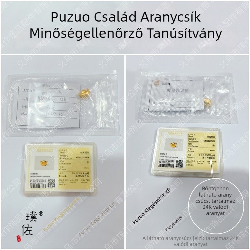 Réz Mahjong karkötő 24K arany felülettel, 13 darabos készlet, elektroplakálás, retro irodalmi stílus