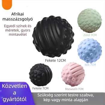 Sierjie PU talpmasszázs golyó tüskékkel, fascia masszázs jóga masszázshoz, Ø70 mm, 60 g, nem felfújt