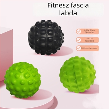 Sierjie PU talpmasszázs golyó tüskékkel, fascia masszázs jóga masszázshoz, Ø70 mm, 60 g, nem felfújt