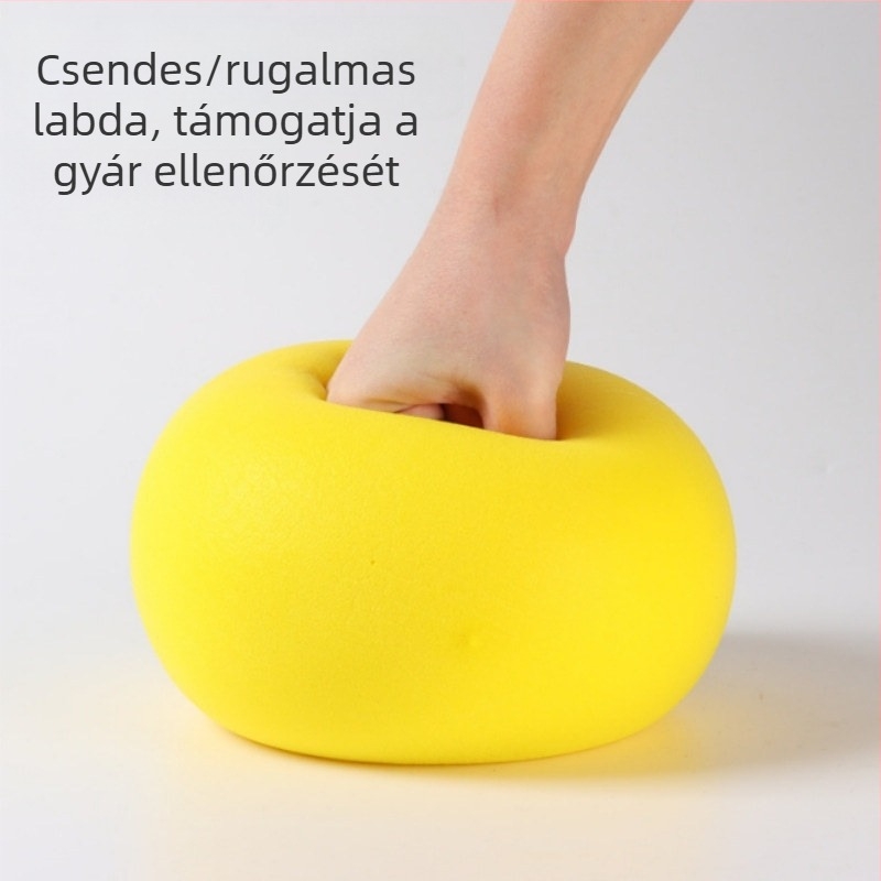 PU habból készült csendes jóga labda, nem felfújható beltéri edzéslabda, 140 g, testreszabható kialakítás
