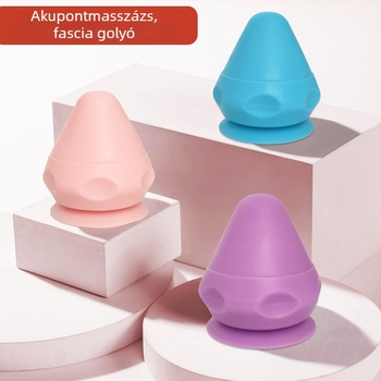 Akupunktúrás masszírozó labda - TPE anyag, nem felfújható, 89 g, futáshoz, egészségügyi masszázshoz, fitnesz