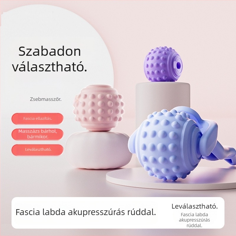 Jóga masszázs pálca görgővel, Y‑alakú nyaki és talpi masszázs a teljes test izomzatának ellazításáért — Márka Special, Anyag Tpes, Súly 80 g, Nem felfújható