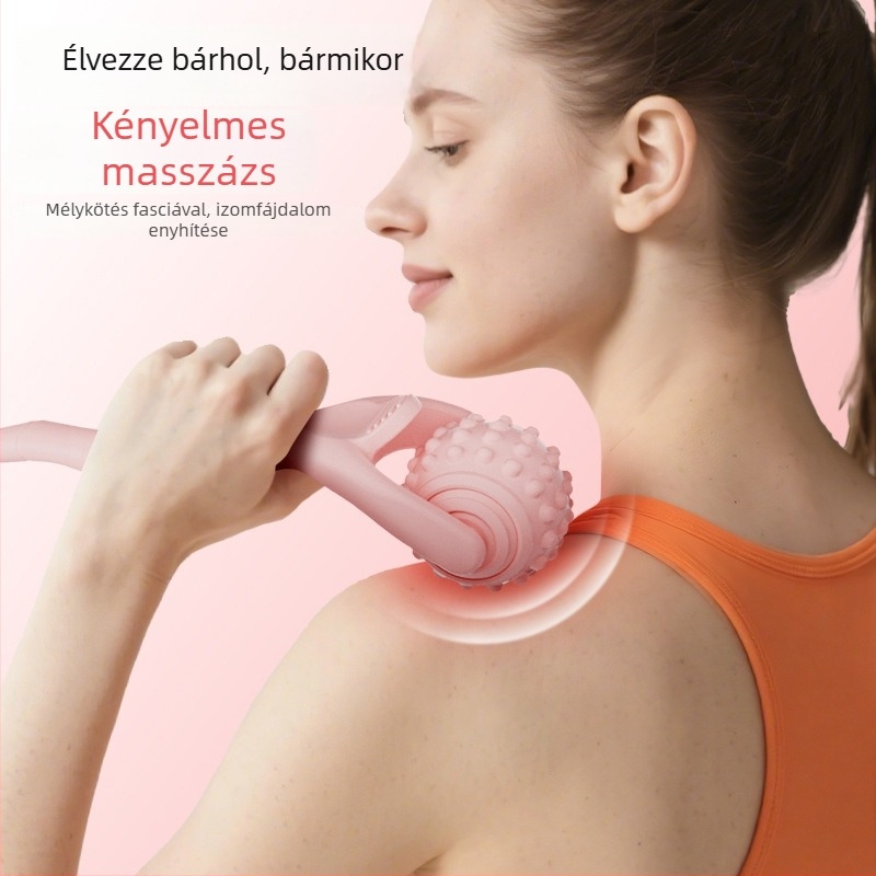 Jóga masszázs pálca görgővel, Y‑alakú nyaki és talpi masszázs a teljes test izomzatának ellazításáért — Márka Special, Anyag Tpes, Súly 80 g, Nem felfújható