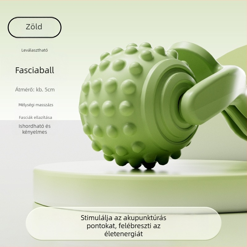 Jóga masszázs pálca görgővel, Y‑alakú nyaki és talpi masszázs a teljes test izomzatának ellazításáért — Márka Special, Anyag Tpes, Súly 80 g, Nem felfújható