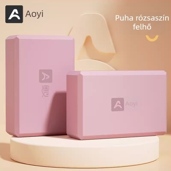 Aoyi jóga blokk – nagy sűrűségű habból, felnőttek és kezdők számára, ideális táncgyakorlatokhoz