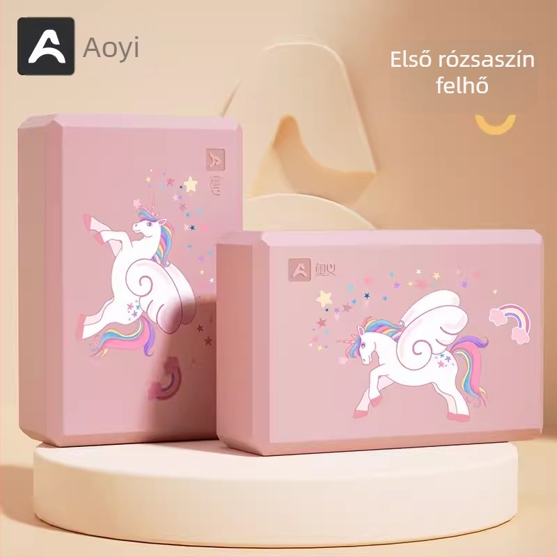 Aoyi jóga blokk – nagy sűrűségű habból, felnőttek és kezdők számára, ideális táncgyakorlatokhoz