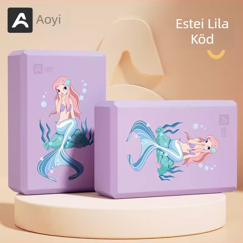 Aoyi jóga blokk – nagy sűrűségű habból, felnőttek és kezdők számára, ideális táncgyakorlatokhoz