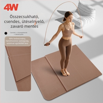 POE jógamatrac, 8 mm vastagság, összecsukható, csúszásmentes, csendes