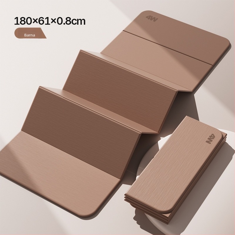 POE jógamatrac, 8 mm vastagság, összecsukható, csúszásmentes, csendes