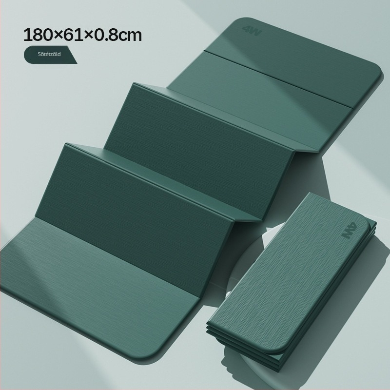 POE jógamatrac, 8 mm vastagság, összecsukható, csúszásmentes, csendes