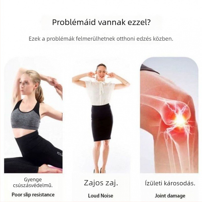 Két személyes jóga matrac velúr felülettel, 8 mm vastagság, súly 1,0 kg, karikatúra mintával