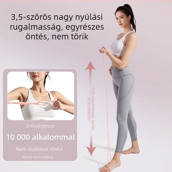 Nőknek szóló nyolcas alakú szilikon feszítő – egésztestes edzéshez és jóga