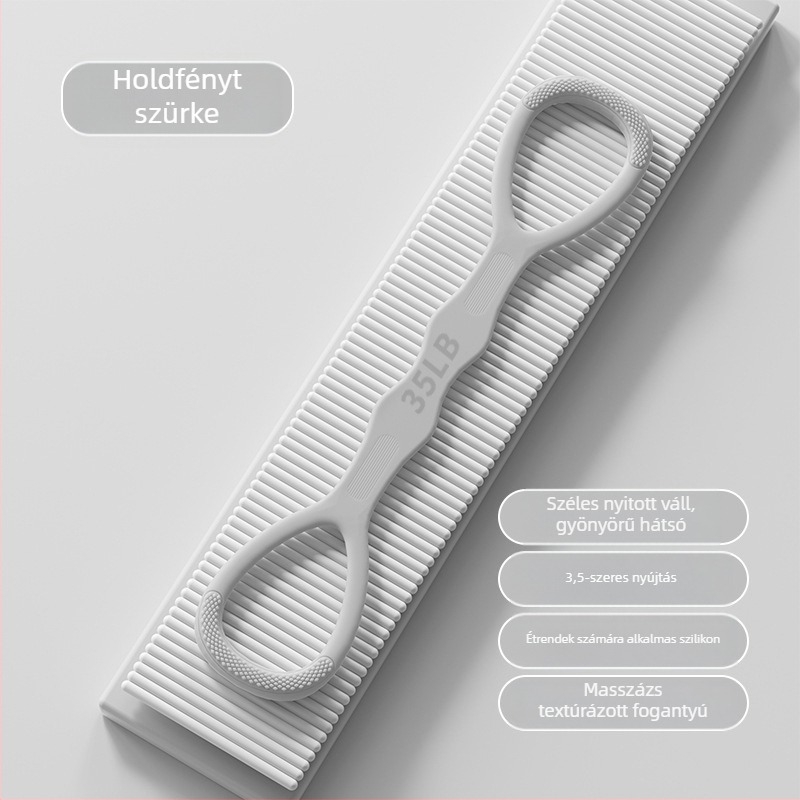 Nőknek szóló nyolcas alakú szilikon feszítő – egésztestes edzéshez és jóga