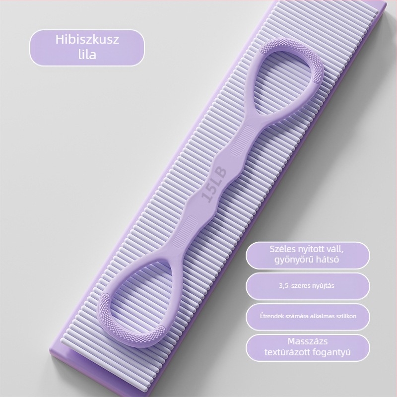 Nőknek szóló nyolcas alakú szilikon feszítő – egésztestes edzéshez és jóga