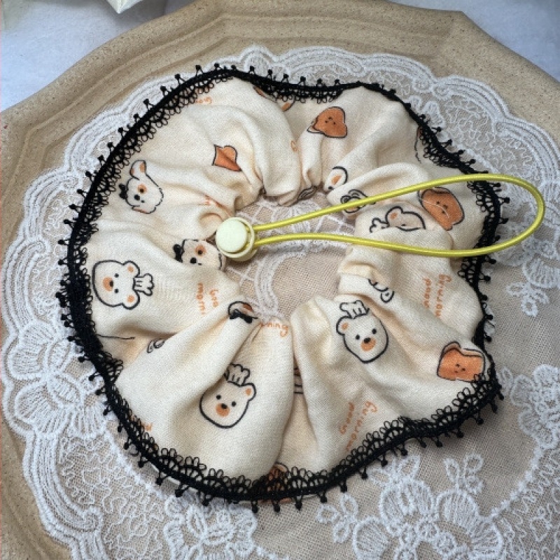 Kiskedvenceknek szóló masni – kockás mintázat, pamut anyag, Ol márka, hercegnő stílus