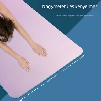 TPE jóga matrac - csúszásmentes, 3 részes készlet otthoni használatra