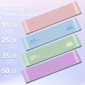 Szilikonból készült rugalmas feszítőgyűrű csípő guggolásokhoz, fenék edzéshez és jóga körhöz — Eredet: Zhejiang