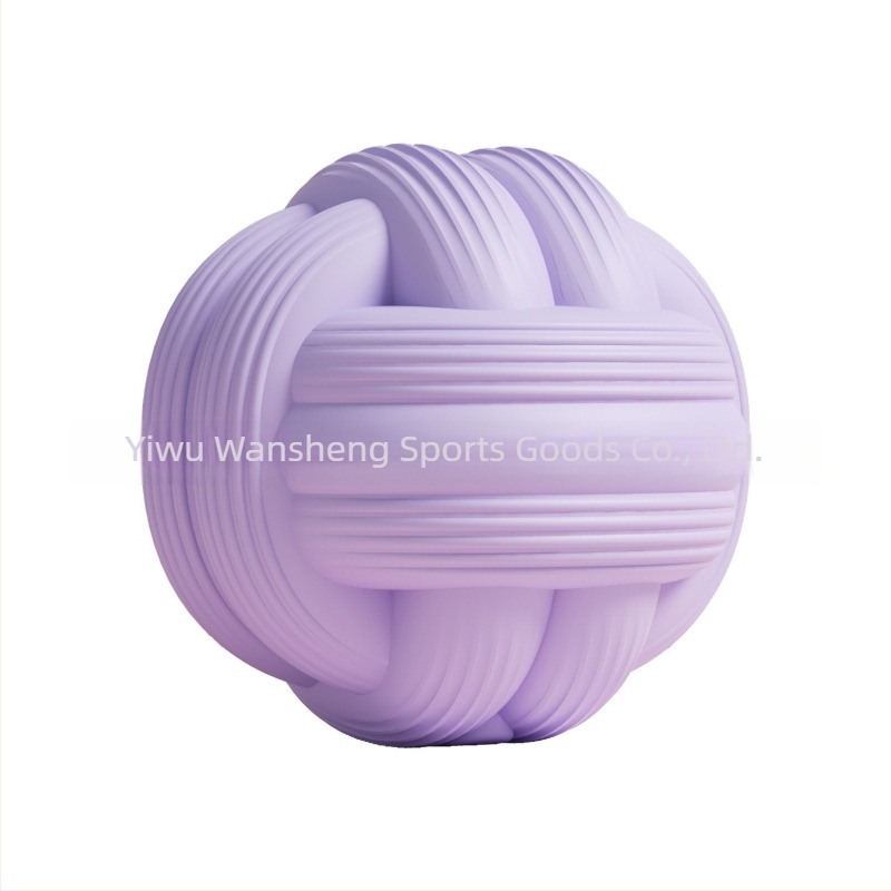 Szilikon fasciamasszázs golyója jóga – nem felfújható, derék- és hátsó izmok ellazítása, nyak és lábboltozat akupunktúrás masszázsa, tömeg 240 g