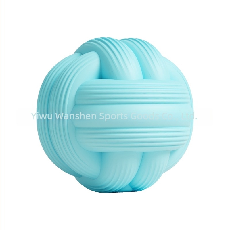 Szilikon fasciamasszázs golyója jóga – nem felfújható, derék- és hátsó izmok ellazítása, nyak és lábboltozat akupunktúrás masszázsa, tömeg 240 g