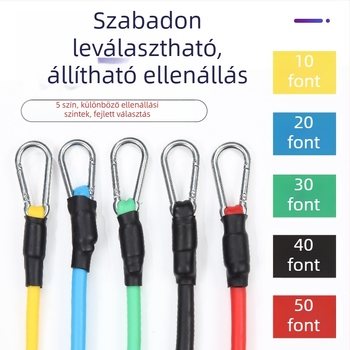 Saiyuekang TPE feszítő kötél – 11 részes készlet edzéshez, testformáláshoz és tánchoz