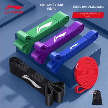 Li Ning latex elasztikus ellenálláserősítő szalag – húzásokhoz, vállak és hát edzésére