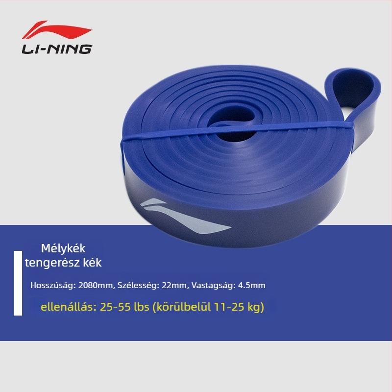 Li Ning latex elasztikus ellenálláserősítő szalag – húzásokhoz, vállak és hát edzésére