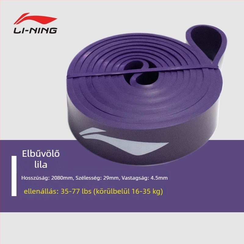 Li Ning latex elasztikus ellenálláserősítő szalag – húzásokhoz, vállak és hát edzésére