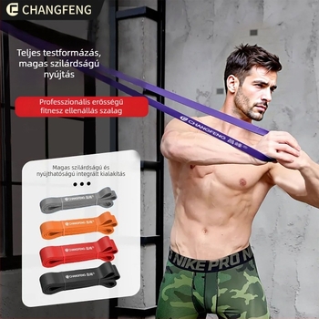 Changfeng latex alapú edzésellenállás szalag – húzósegéd a mellizom edzéséhez