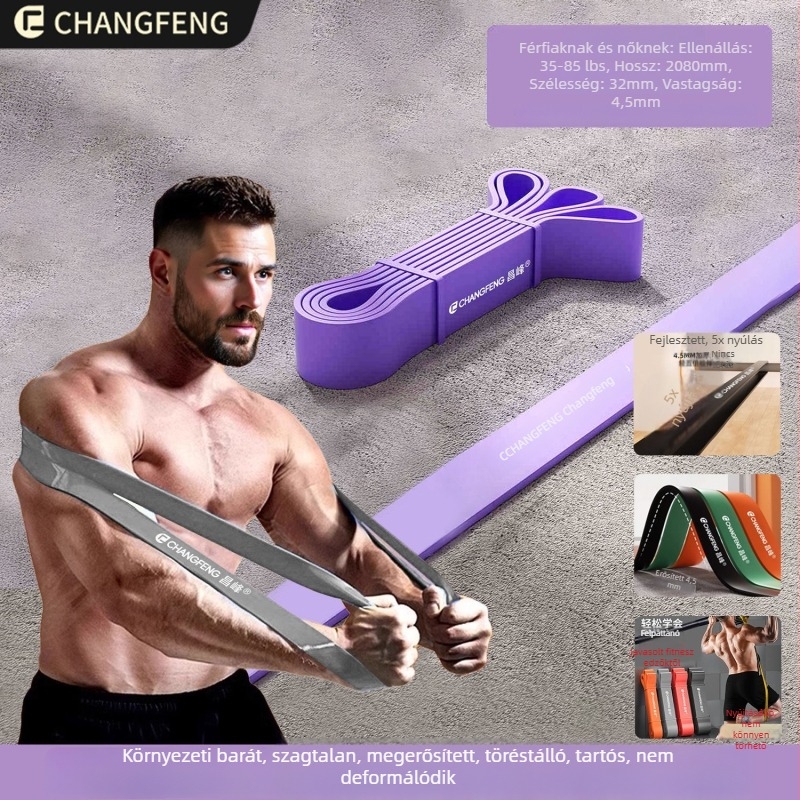 Changfeng latex alapú edzésellenállás szalag – húzósegéd a mellizom edzéséhez