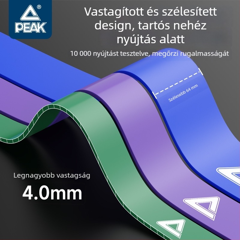 Izomépítésre és mellkas kinyitására szolgáló ellenállás-szalag (TPE, Peak)