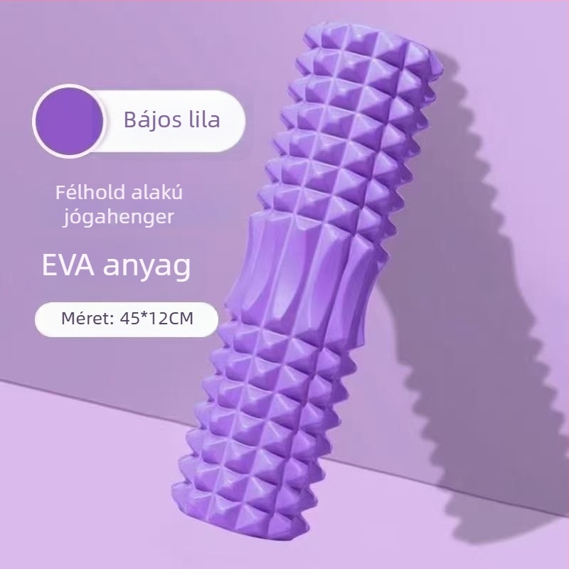 Mace jógaoszlop, félhold stílusú EVA habhenger
